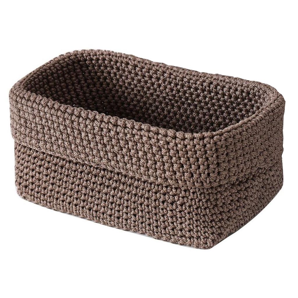 Woven Storage Basket Decorative Organizer Bins Box for Towel Book Cloth Shoes Snack Diaper Towel Gift Baskets Empty