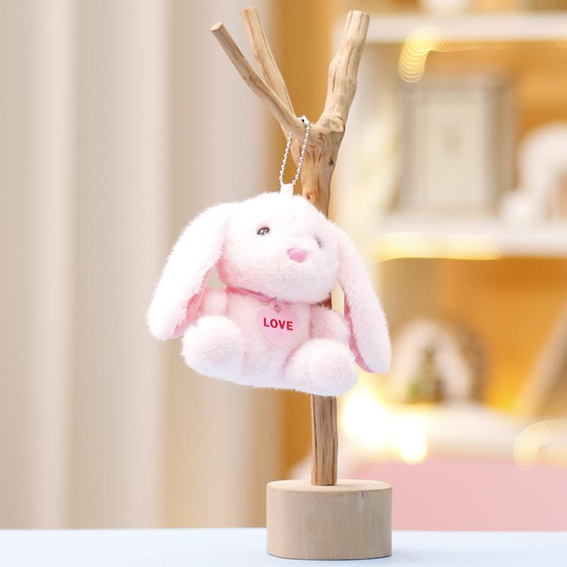 Soft And Huggable Plush Rabbit Toy Beautiful Gift For Girls Perfect For Keychains