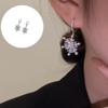 Серьги в стиле снежинок для чувствительной кожи Элегантные аксессуары для ушей Ювелирные аксессуары Рождественский подарок