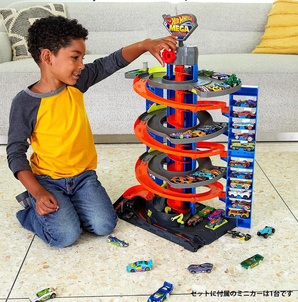 Hot Wheels Mega Garage 1 оригинальный GTT95 [Включает мини-автомобиль]