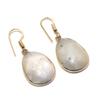 Rainbow Moonstone Gemstone 925 Silver Plated Handmade Jewelry Earring 1.51"