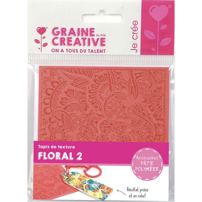 Tapis de Texture pour la Fimo Floral n°2