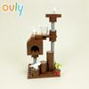 Ovly Kitty Cat Climbing Frame MOC Parts Set Animals DIY Building Block Kit Kids Gift with Manual Kitty Room