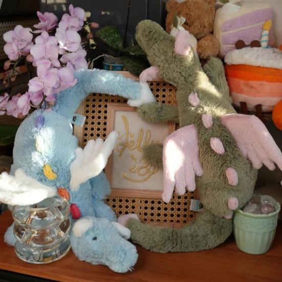 Плюшевая кукла Дракон Реалистичная мягкая игрушка 50 см Милая подушка в виде летающего дракона Мягкий подарок для обнимания