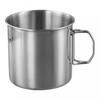 Handle Water Cup Picnic Mug Silver 260/350/600/660ML