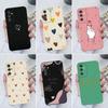 Love Heart Cases For Samsung Galaxy A13 A14 A31 A51 A71 A52 A12 M12 M14 M54 Cute Square Liquid Silicone Cover For Samsung Bumpers Fundas Coque
