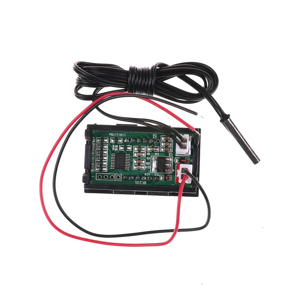 Красный цифровой термометр Дк12В с датчиком температуры зонда Темп -50~110К привел