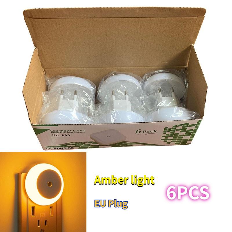 Intelligent Light Control Induction Light, Small Night Light, White Light, Blue Light, Red Light, Warm Light, Amber Light, Smart Home
