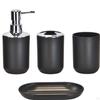 Bathroom Accessories 4 Piece Set, Housewarming Gift, Decor, Mouthwash Cup, Toothbrush