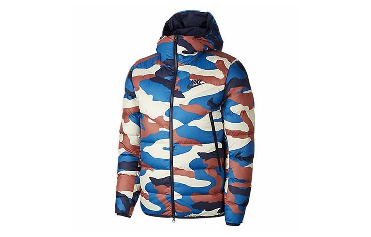 Nike Камуфляжная Повседневная Спортивная Стеганая Куртка Камуфляж BV4764-744