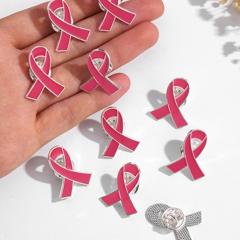 Броши-булавки с лентой из сплава для волонтеров, упаковка 20 шт., Брошь awareness рака, Благотворительные украшения, Подарок