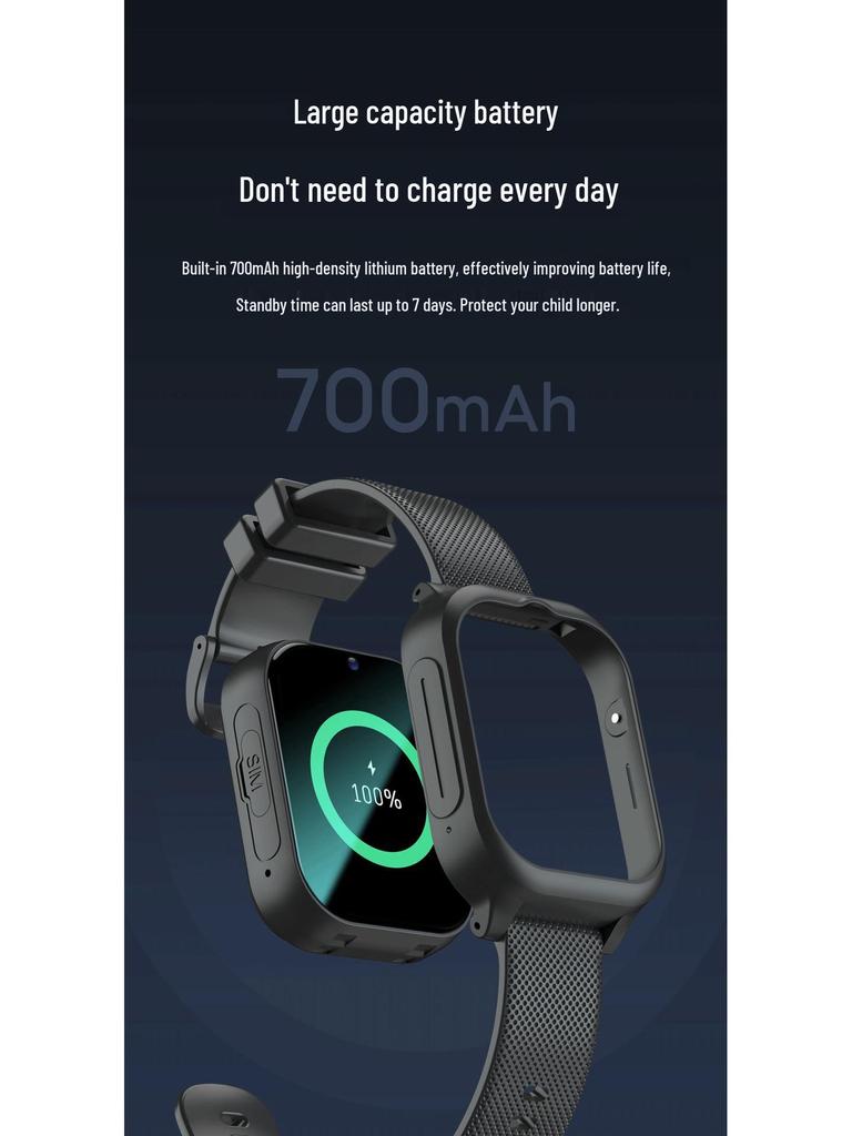 4G Kids' Phone Watch K26H with SIM, Video Call & Payment Features