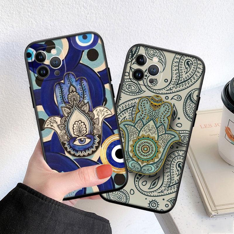 IX19 Чехол-амулет Рука Фатимы для Samsung Galaxy Note 8 9 10 20 Ultra Lite Plus A03 A06 A16 A11 M21 M35 A72 S25 Core Pro Quantum 2