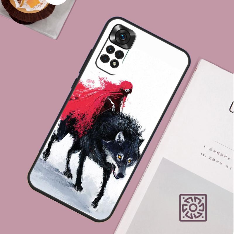 Чехол-арт Волк для Xiaomi Redmi Note 14 Pro 13 12 11 10 15 Pro Plus Redmi 15 15C 14C 13C 10C 12C