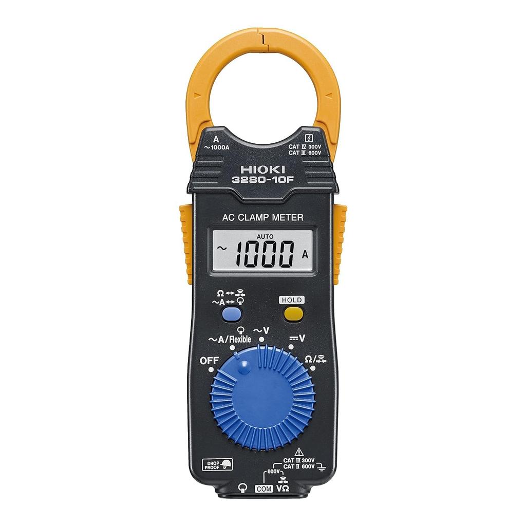 HIOKI AC Clamp Meter Тестер среднего значения тока DMM Сделано в Японии Тестовый футляр для переноски в комплекте 3280-10F [AC 1000A] Провода, [Продукт]