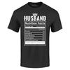 Husband Nutrition Facts T-shirt Funny Gift for Men from Wife Shirt