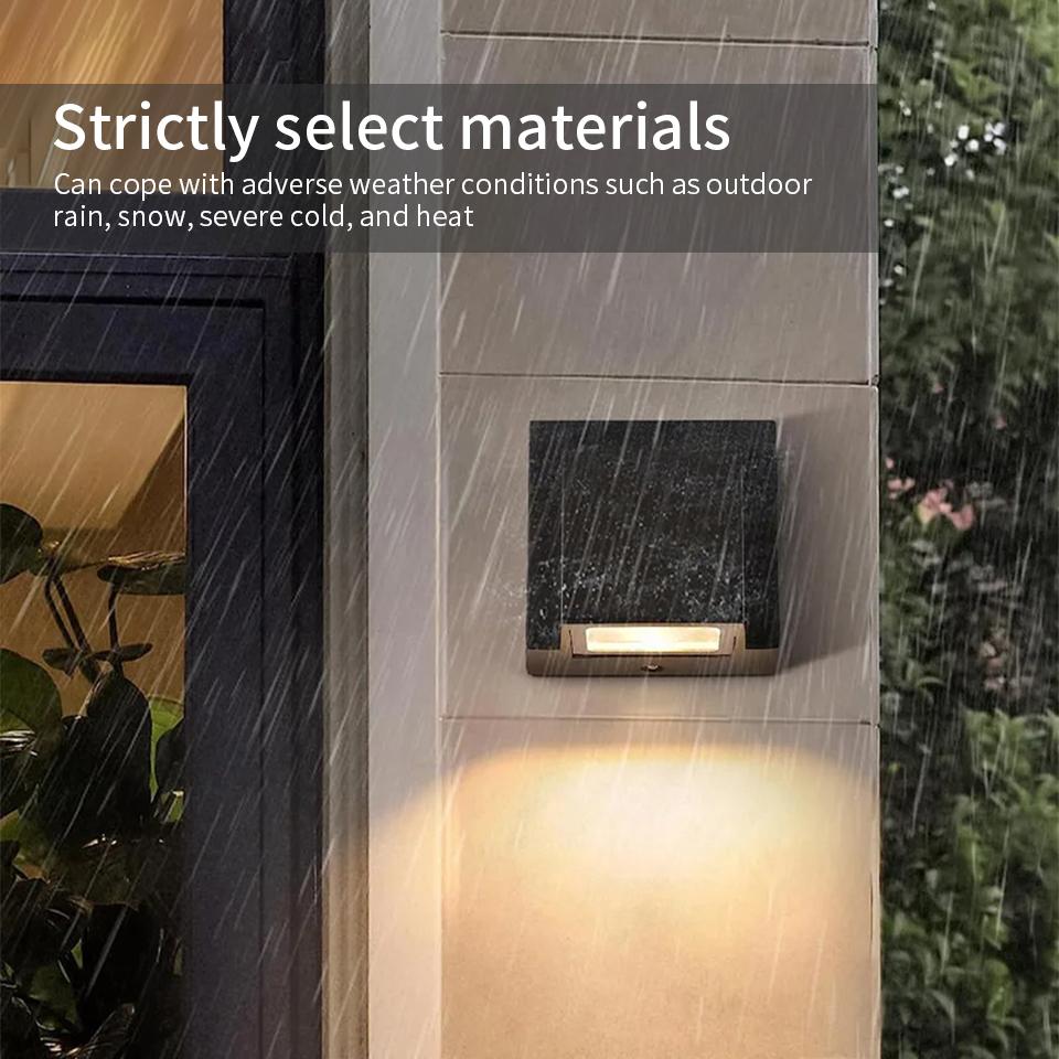 Светодиодный настенный светильник 85-265 В 3 Вт 6 Вт холодный белый теплый белый высокая яркость энергосберегающий для помещений и улицы современный для дома и сада