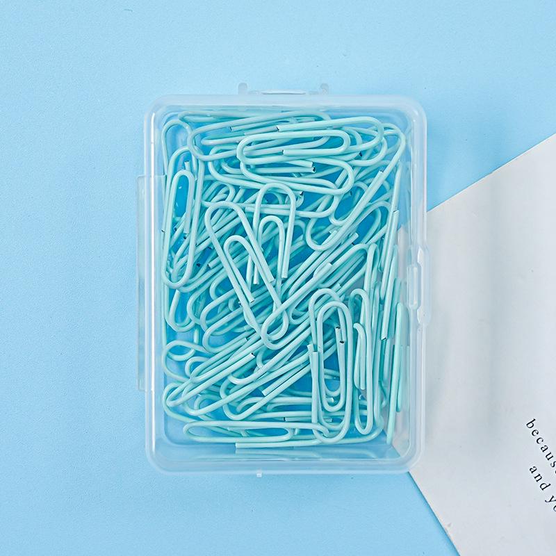 Металлические скрепки Macaron Color 28 мм для офиса и финансов