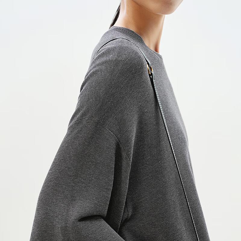 LESS Women's 2025 Summer Round Neck Short Sleeve Knit Top