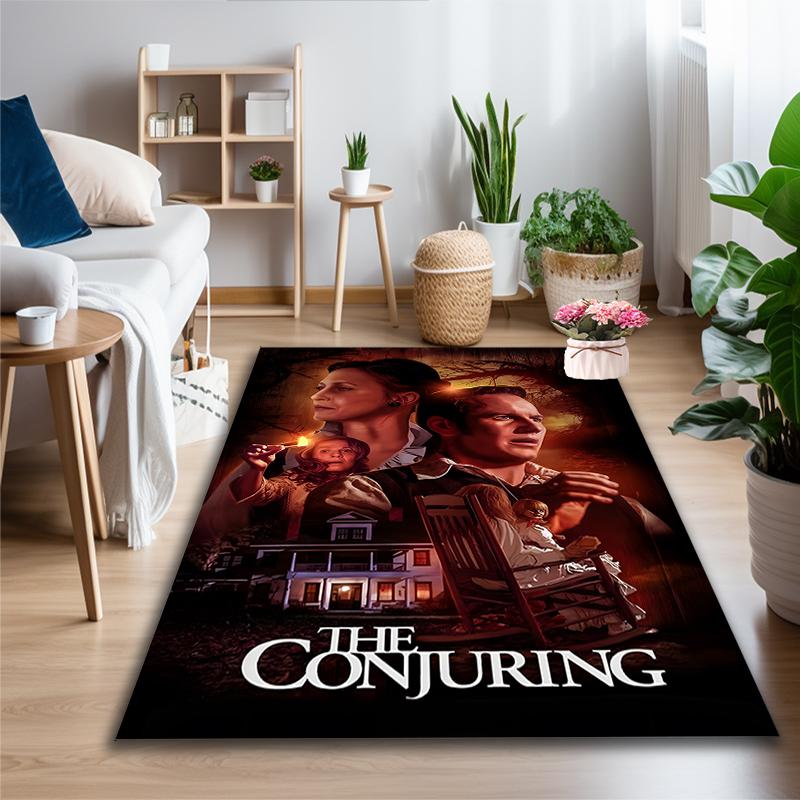 Gang Character Poster Print Area Rug, Multi-functional Office Chair Sofa Carpet, Easy Clean Carpet for Home and Living Spaces