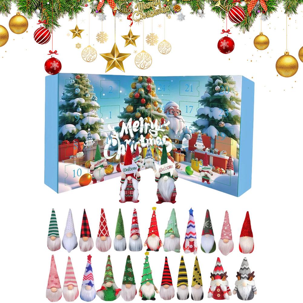 Christmas Gnome Holidays Advent Calendar 2025 Christmas Countdown Calendar with 24 Collectible Gnome Childs & Adults Xmas Gifts