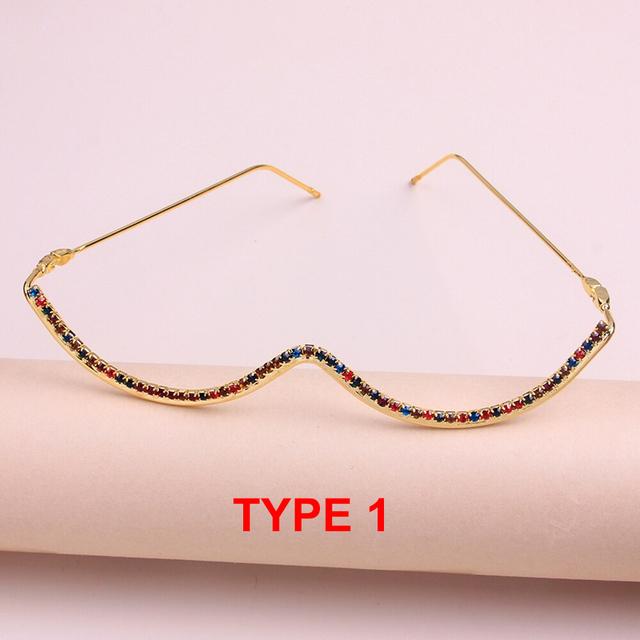 Stonefans New Luxury Tassel Glasses Chains Frames Vintage Crystal for Women Girls Fashion Body Chain Harness Jewelry Decoration