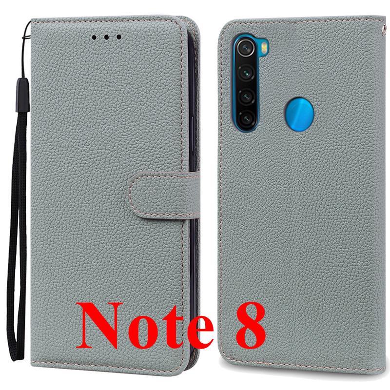 For Xiaomi Redmi Note 8 Pro Case Silicon Leather Wallet Phone Case for Redmi Note 8 Case Redmi Note 8 Pro Flip Case Coque Fundas