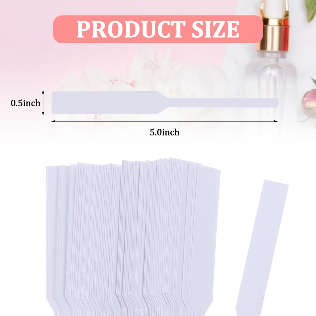 Tboxbo 600 Perfume Test Strips White Perfume Paper Strips Premium Fragrance Test