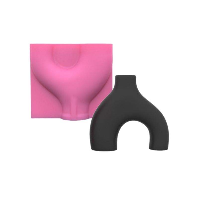 Уникальные формы из смолы, силиконовые формы для рукоделия, уникальные формы для ваз, держатели ручек, формы для банок для ювелирных изделий, силиконовые формы