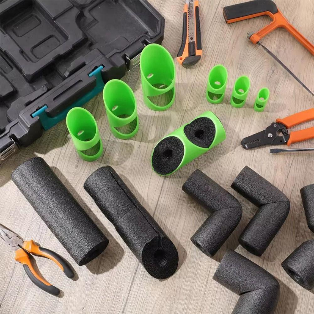 3pcs Durable Construction Foam Pipe Cutter Flame Retardant Pipe Insulation Tool Insulation Cutting