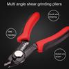 Wire Cutter with Ergonomic Handle Compact Size Portable Ultra-Sharp Precision Flush Pliers Cable Stripper