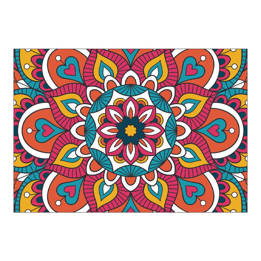 Нескользящий коврик для ванной, мягкий ковер для декора гостиной, спальни, ковер для детской комнаты, ковер в стиле бохо с рисунком мандалы