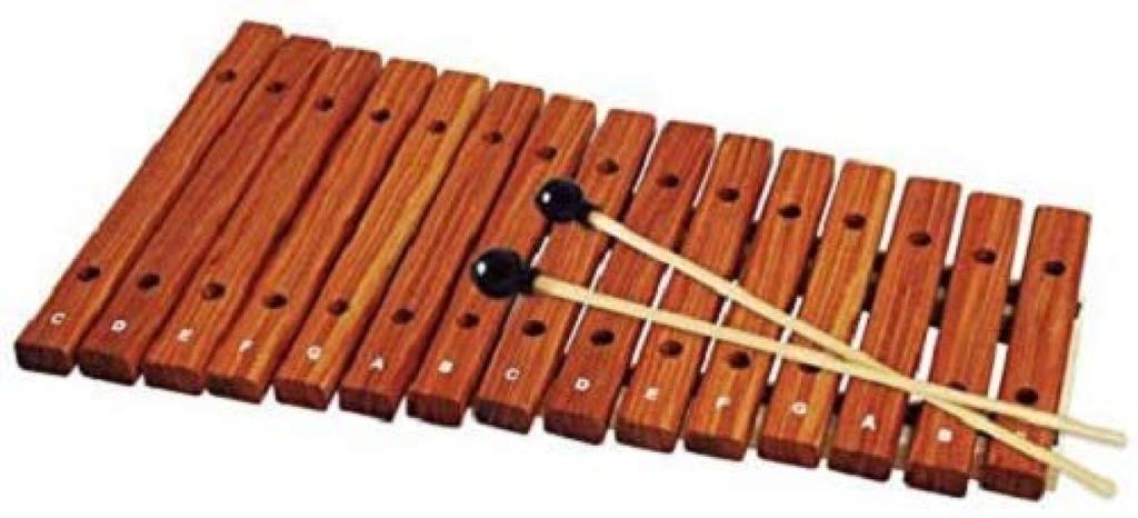 KC Ксилофон 15 нот игровые палочки KXP-15 (2 включены)