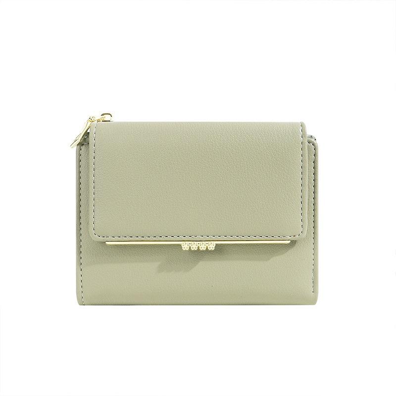 Короткий кошелек, женская новая модель, г-жа. Складная сумка для мелочи Xia, сумка для студенческого билета, контрастный цвет и водонепроницаемая функция