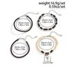 SHIXIN 4Pcs/Set Boho Wooden Bead Coconut Bracelet Men HipHop Multi-layer Stackable Bracelet Retro Jewelry Party Accessories Gift