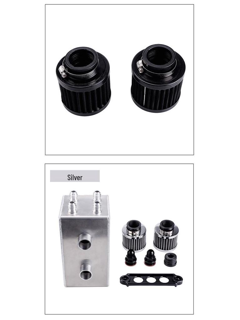 Honda Civic 92-00 Двухпортовый маслоуловитель Алюминиевый сапун-фильтр