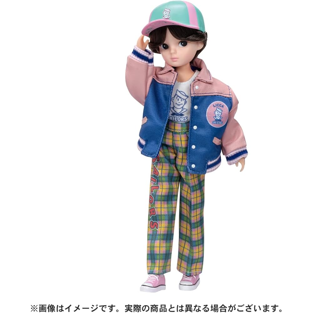 Takara Tomy Licca-chan Doll Retro Sailor Fashion Outfit Playset Toy for Ages 3 and Up