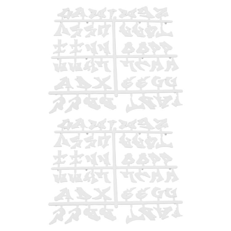 2 листа букв на Хэллоуин для фетровой доски для букв, сменная пластиковая доска для сообщений