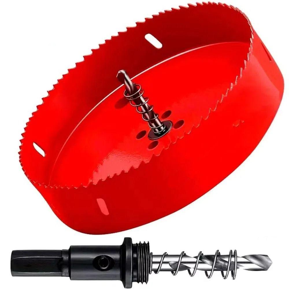 HSS Hole Cutter Wear Resistance Drill Bit Hole Saw 152mm 6 Inch Hole Saw Plasterboard