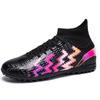 Футбольные бутсы мужские/женские 38-45 с мягкой резиновой подошвой, с короткими шипами, для соревнований на искусственном газоне в помещении, профессиональные детские футбольные бутсы