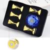 1Set Magnetic Nail Holder Practice Training Display Stand Acrylic Crystal Holders Alloy False Nail Tip Salon DIY Manicure Tools