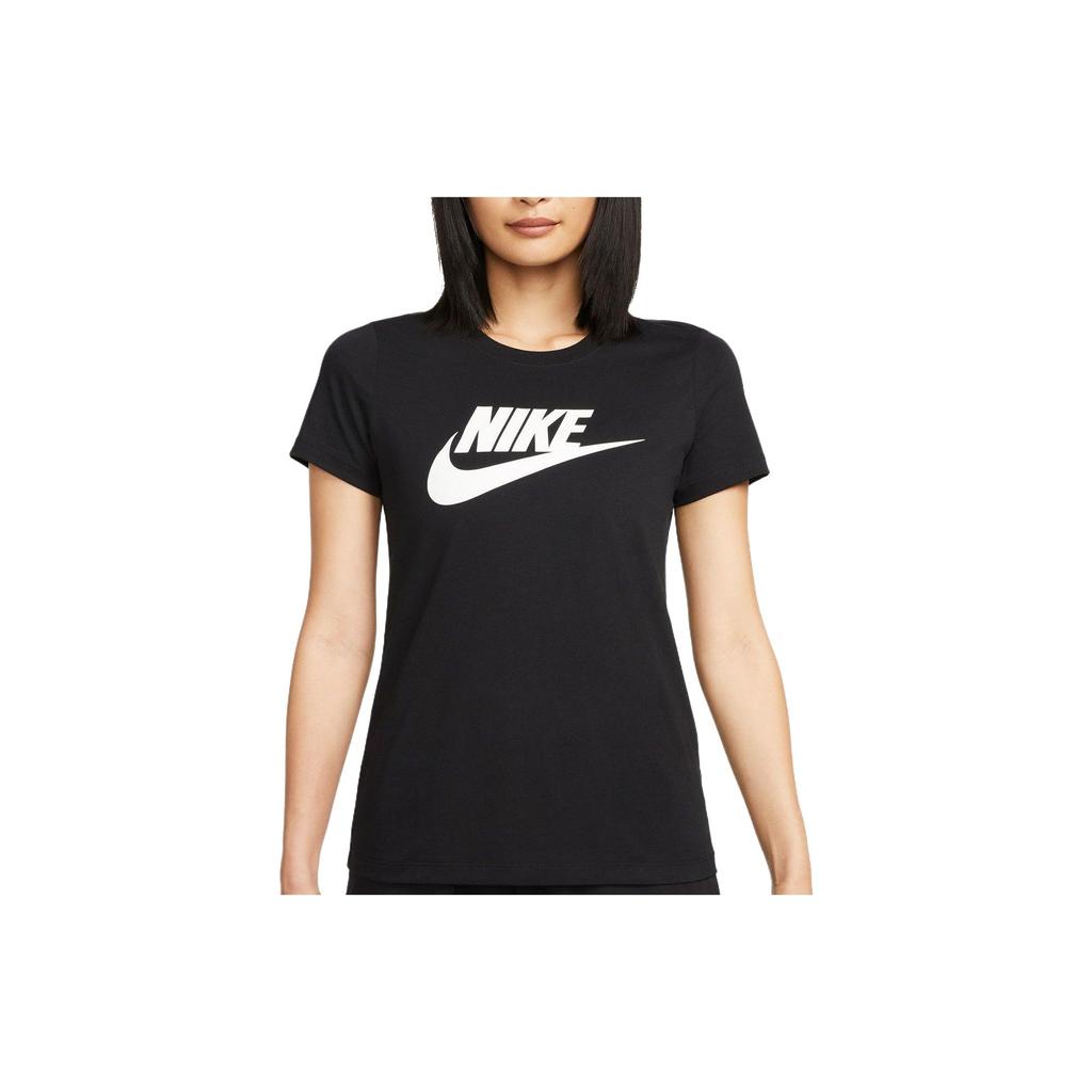 (WMNS) Nike Sportswear Essentials Logo T-Shirt 'Black' Women's DV6095-010