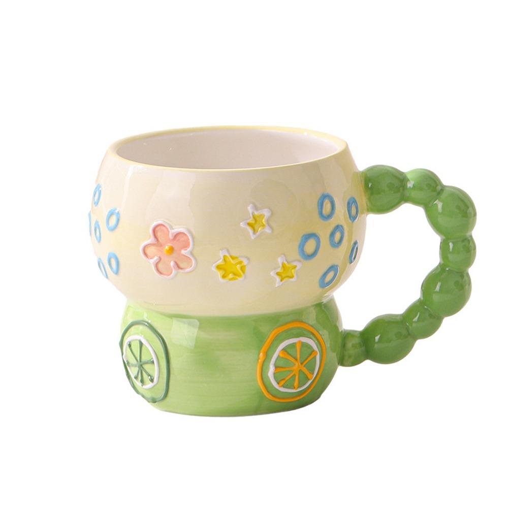 Милая керамическая чашка для завтрака, форма тыквы, кофейная кружка, оригинальная чашка для воды, праздничный подарок