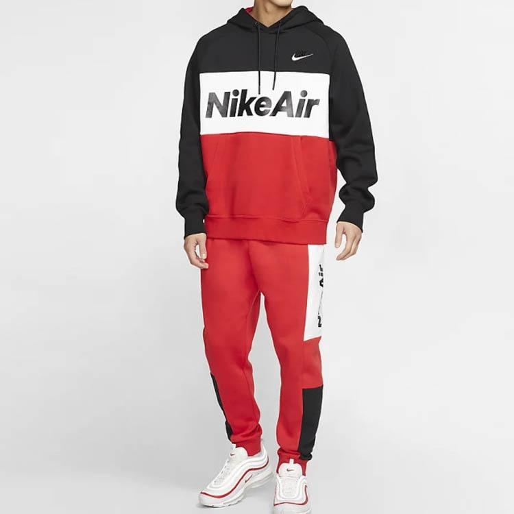 Nike Плюшевый пуловер без застежки для мужчин Черный Мужской CJ4825-011