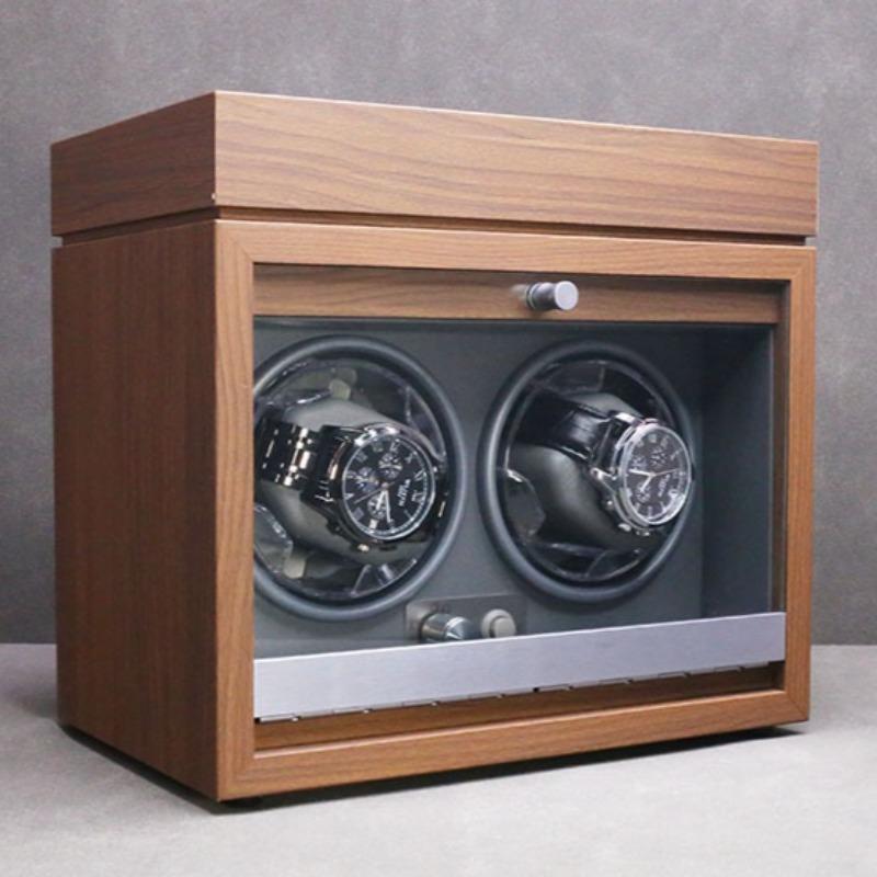 Silent Mechanical Watch Winding Modern Automatic Watch Winder Multifunction Watches Organizer Boxes Watch Jewelry Storage Box