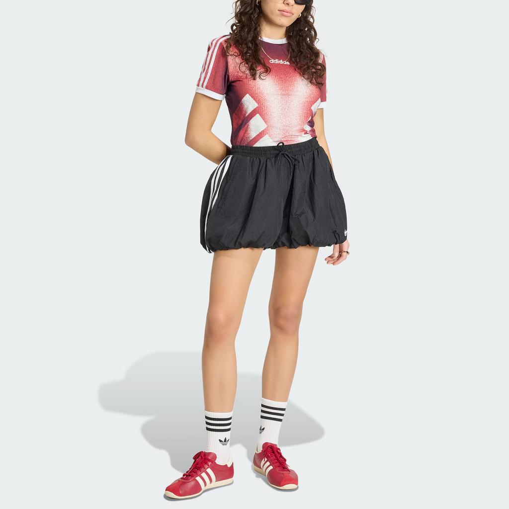 adidas Оригинальные шорты Adilenium 5.0 Balloon с тремя полосками, спортивные, на шнуровке, повседневные, женские, KY5067