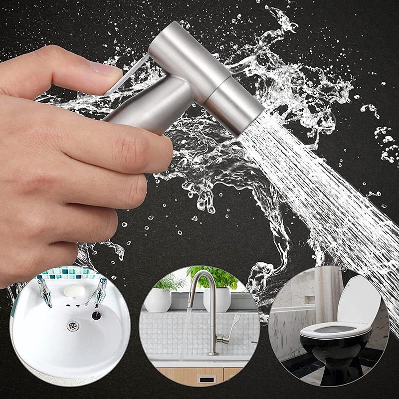 Luxury Handheld Bidet Toilet Jet Spray  Hygienic  Douche Shower Kit
