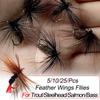 5/10/25/Pcs/Box 3 Different Style Fly Fishing Lure Bait Trout with Hook Fly Fishing Nymph Dry Flies Fishing Flies Bait Insect Lure