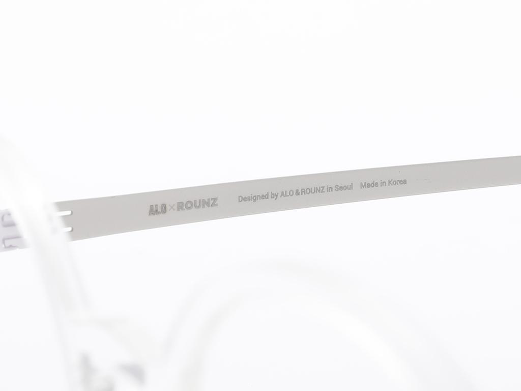 Alloaiweeo [Aloxrounz] Воздушные Ara5103 C2 Ультралегкие Круглые Большие Прозрачные Оправы для Очков