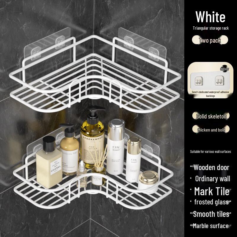 Угловая полка для ванной комнаты LIEI на присосках